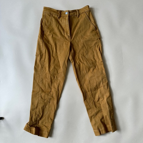 Everlane the straight leg crop size 4 golden brown - Picture 3 of 5